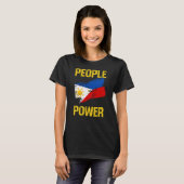 マルコス大統領弾劾人民の力Tシャツ 抗議 腐敗 Tシャツ (正面フル)