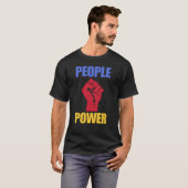 マルコス大統領弾劾Tシャツ 腐敗 抗議 Tシャツ (正面フル)