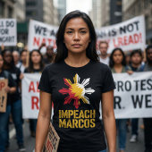 マルコス弾劾 フィリピン 抗議 腐敗 Tシャツ