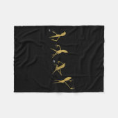 マルコス・ザ・ワーム 私はこの岩が嫌いだ イライラする フリースブランケット (正面(横))