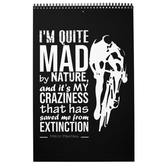 マルコパンタニことわざイルピラタサイクリングレジェンド カレンダー (カバー)