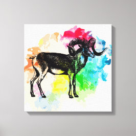 マルコポーロヒツジ キャンバスプリント