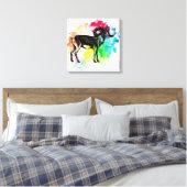 マルコポーロヒツジ キャンバスプリント (インサイチュ (寝室))