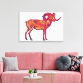 マルコポーロヒツジ キャンバスプリント (インサイチュ (リビング))