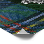 マルコムタータンチェック&バッジ ポスター (角)