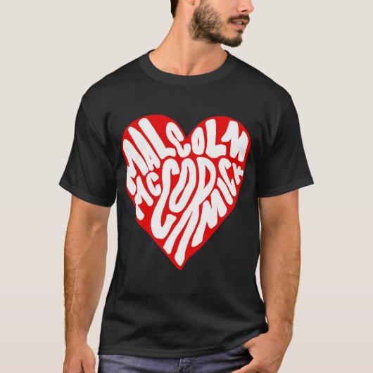 マルコム・マコーミック名 Tシャツ (正面)