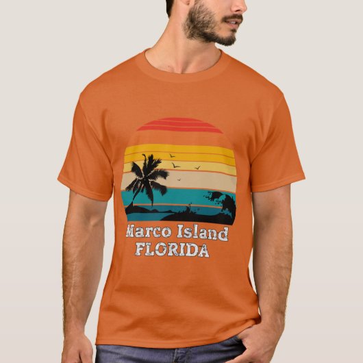 マルコ島 フロリダ州 Tシャツ (正面)