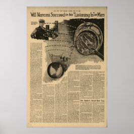 マルコ聞ニの火星1922年頃 ポスター