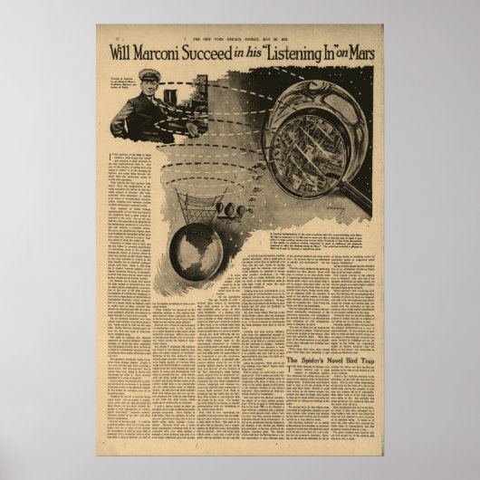 マルコ聞ニの火星1922年頃 ポスター (正面)