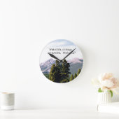 マルコ10:27神と共に、すべてのことが可能である。 ラウンド壁時計 (ホーム)