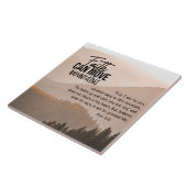 マルコ11:23信仰は山の聖書を動かすことができる タイル (側面)