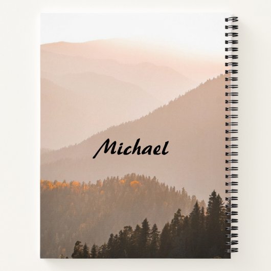 マルコ11:23信仰は山の聖書を動かすことができる ノートブック (裏面)