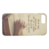 マルコ11:24頼何に対しても祈りの言葉信じで Case-Mate iPhoneケース (裏面(横))