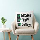 マルコ11:24 KJV聖書聖なる書物、 経典 クッション (椅子)