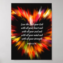 マルコ12:30主を愛し、すべてのハートを持つ