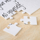 マルコ12:30-31あなたの神、主を愛しなさい ジグソーパズル (側面)