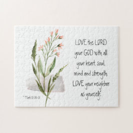 マルコ12:30-31あなたの神、主を愛しなさい ジグソーパズル