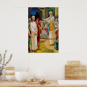 マルコ14:53-65祭司長のポスターの前で ポスター (キッチン)