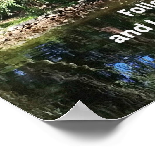 マルコ1:17後を追私と私はあなたを釣り人にする ポスター (角)