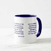 マルコ1:2 KJVバイブル聖句Verse Two-Tone Mug マグカップ (正面右)