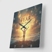 マルコ36信じだ スクエア壁時計 (傾斜)