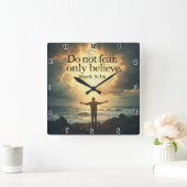 マルコ36信じだ スクエア壁時計 (ホーム)