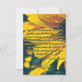 マルコ3:24-26 KJV聖書聖なる書物、 経典Pic Greeting カード