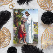 マルコ8:22-26イエスは盲人のはがきを聞く ポストカード