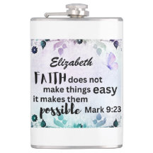 マルコ9:23信仰は物事を可能にするカスタム植物