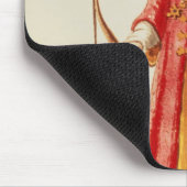 マルコ・ポーロは酒石の衣裳で服を着ました マウスパッド (コーナー)