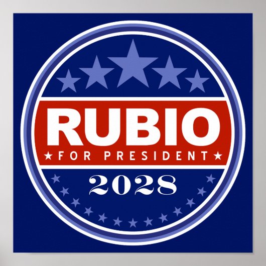 マルコ・ルビオ大統領2028 ポスター (正面)