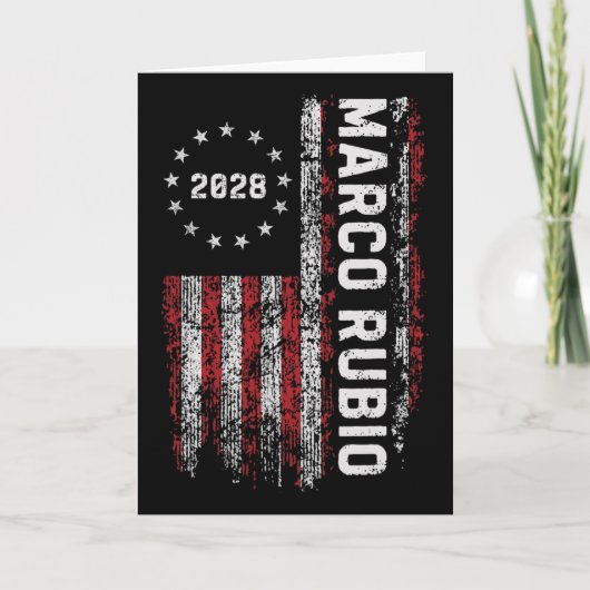 マルコ・ルビオ 2028 大統領 48 選挙 キャンペーン アメリカ カード (正面)