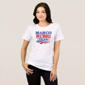 マルコ・ルビオ 2028 (3枚) トライブレンドTシャツ (正面全面)