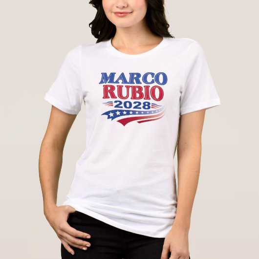 マルコ・ルビオ 2028 (3枚) トライブレンドTシャツ (正面)