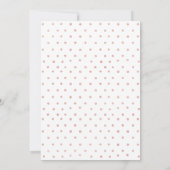 マルサラとピ淡い色のンクフローラブライダルシャワー 招待状 (裏面)