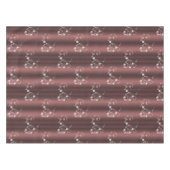 マルサラと白い渦巻きクリスマス テーブルクロス (正面(横))