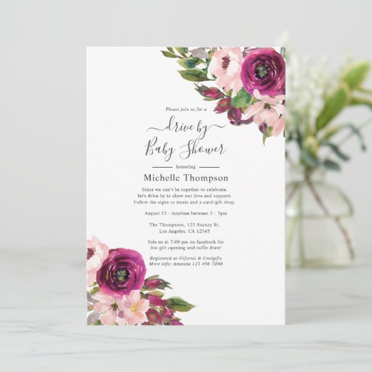 マルサラと赤面フローラドライブBy Shower 招待状 (スタンド正面)