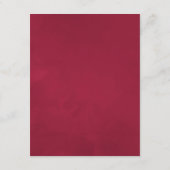 マルサラと赤面フローラ結婚ズゲスト詳細 エンクロージャーカード (裏面)