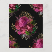 マルサラと金ゴールドフローラ結婚ズゲスト詳細 エンクロージャーカード (裏面)