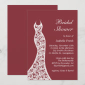マルサラのウェディングシャワー招待状 招待状 (正面/裏面)