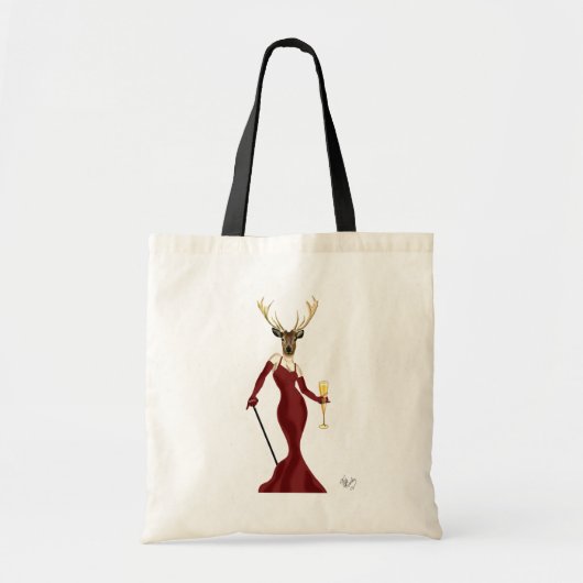 マルサラのグラマー・ディアー トートバッグ (正面)
