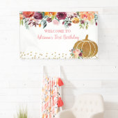 マルサラアリトルパンプキン誕生日ラージバナー 横断幕 (インサイチュ)