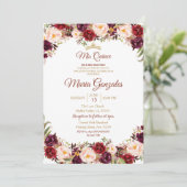 マルサラウォータースカラーキンセアニェラ招待状 招待状 (スタンド正面)