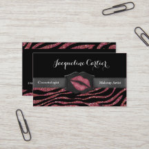 マルサラエレガントゼブラグリッターキス美容師