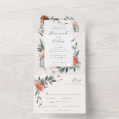 マルサラエレガントピーチ植物園 オールインワン招待状 (内側)