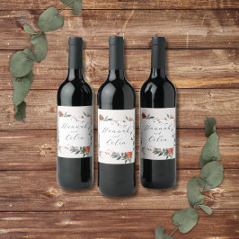 マルサラエレガントピーチ植物園 ワインラベル