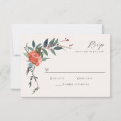 マルサラエレガントピーチ植物園 出欠カード (正面)