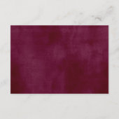 マルサラオレンジ植物園 披露宴 受付カード エンクロージャーカード (裏面)