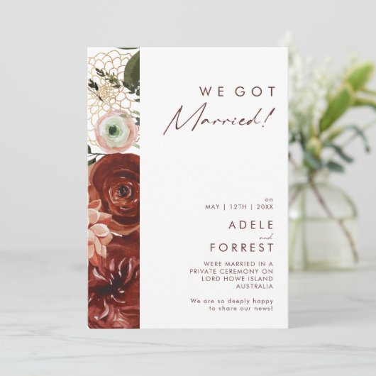 マルサラオータムフローラ白昼行声明 招待状 (スタンド正面)