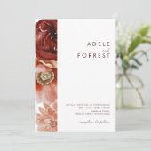 マルサラオータムフローラ |全体を白結婚く 招待状 (スタンド正面)